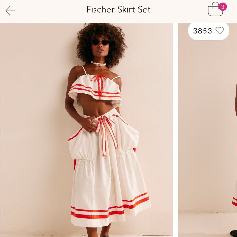 Free People Fisher Skirt Set | Small